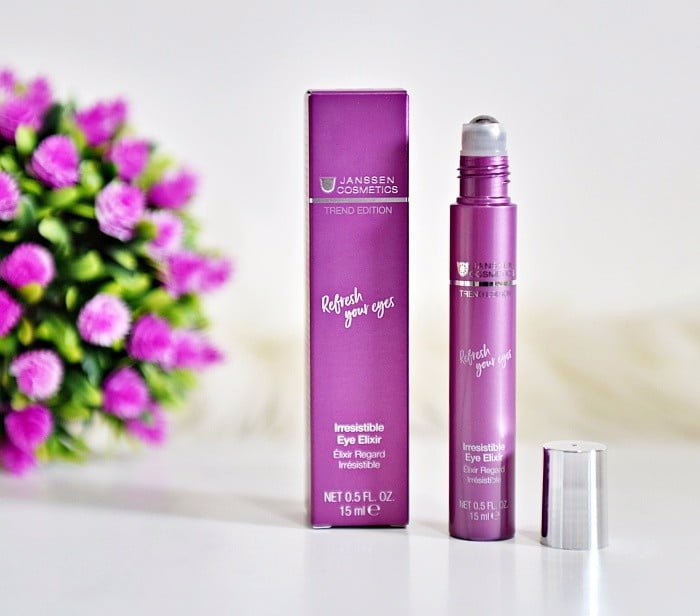 JANSSEN COSMETICS Irresistible Eye Elixir Rolleta me Metalliki Bilia ga Mavrous Kuklous kai Sakoules 15ml